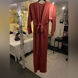 Asos Orange Long Dress